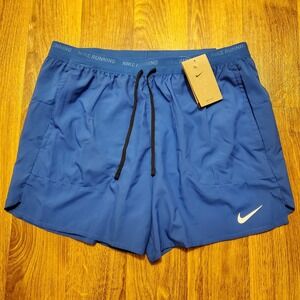 Nike Stride Running Shorts Men Large Blue Brief Lined 5" DM4755-480‎ New